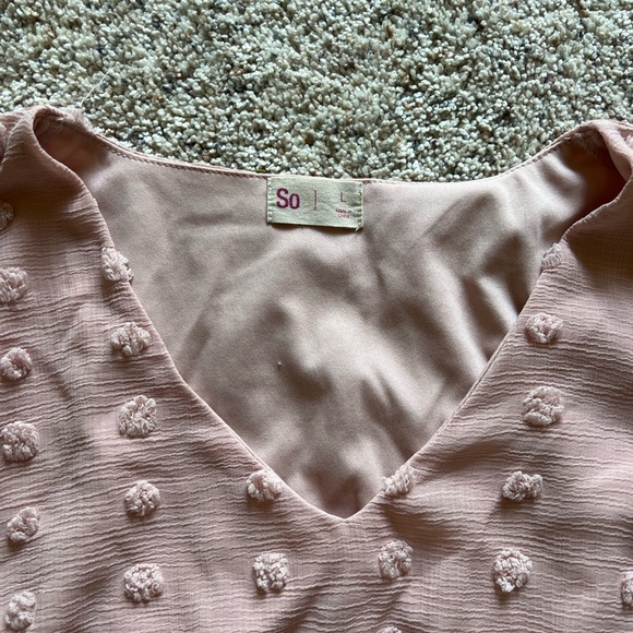 Women’s pink babydoll top | Size L - Picture 2 of 2